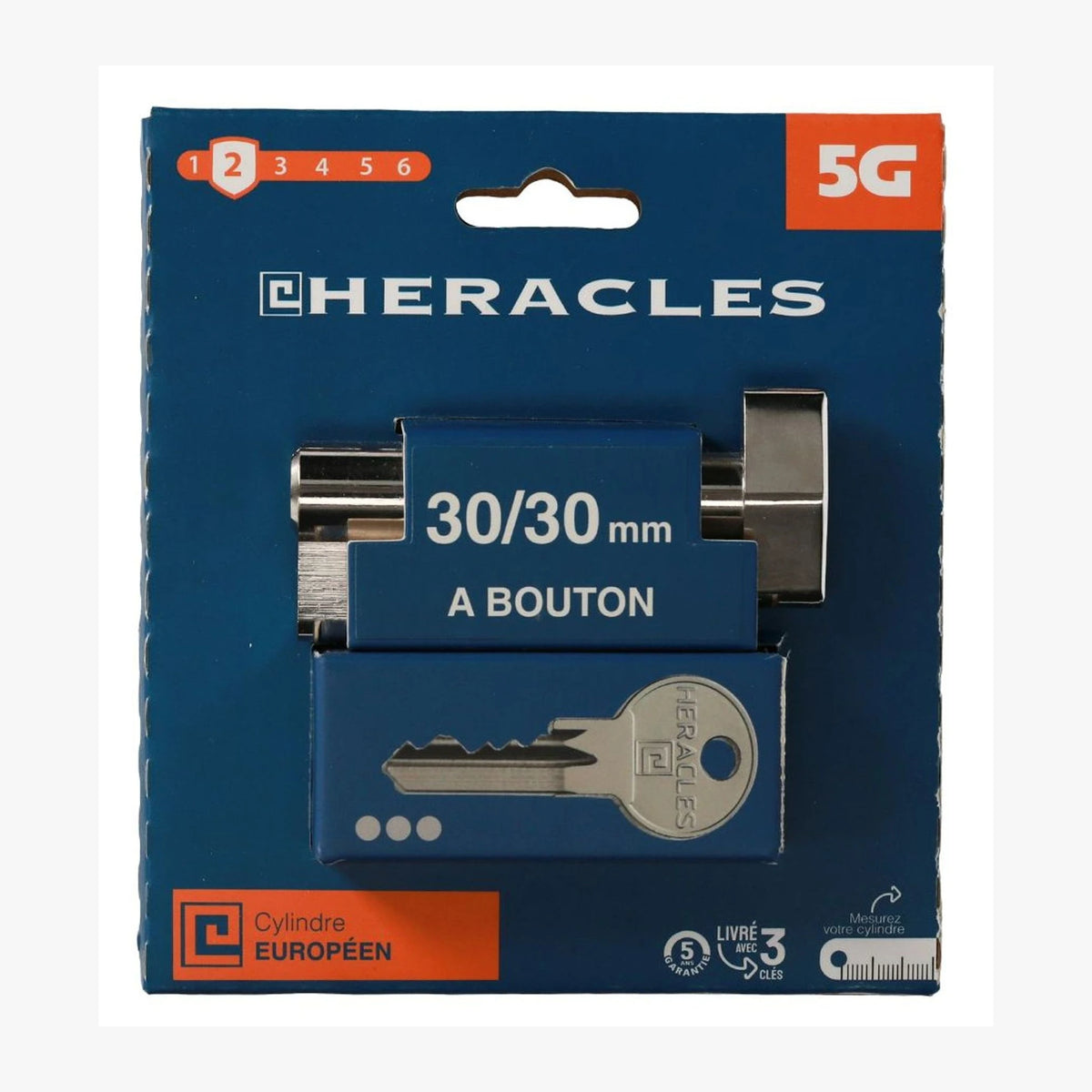Cylindre à bouton 5G HERACLES