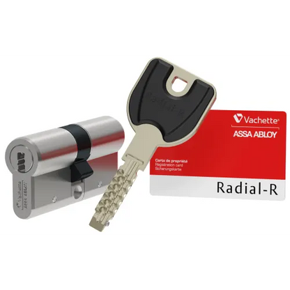 Cylindre à double entrée A2P* 4 clés RADIAL-R VACHETTE