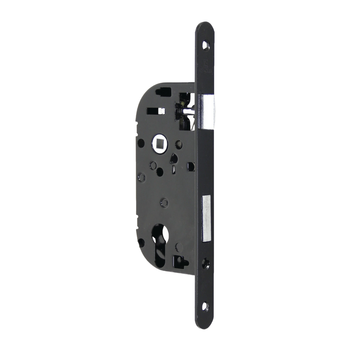 Coffre de serrure monopoint HERACLES NF axe 40 mm noir - à clé (fonction courte)