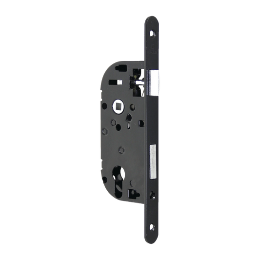 Coffre de serrure monopoint HERACLES NF axe 40 mm noir - à clé (fonction courte)