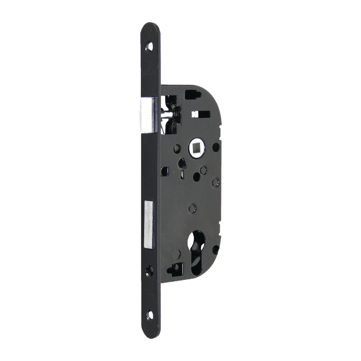 Coffre de serrure monopoint HERACLES NF axe 40 mm noir - à clé (fonction courte)