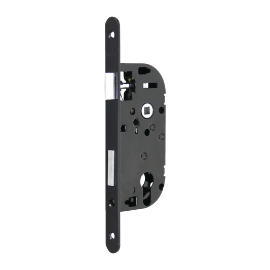 Coffre de serrure monopoint HERACLES NF axe 40 mm noir - à clé (fonction courte)
