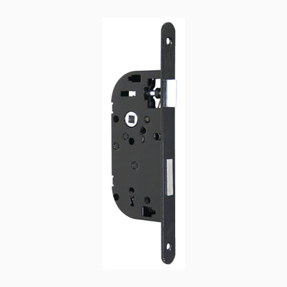 Coffre de serrure monopoint HERACLES NF axe 40 mm noir - à clé (fonction longue) (2 clés)