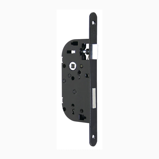 Coffre de serrure monopoint HERACLES NF axe 40 mm noir - à clé (fonction longue) (2 clés)