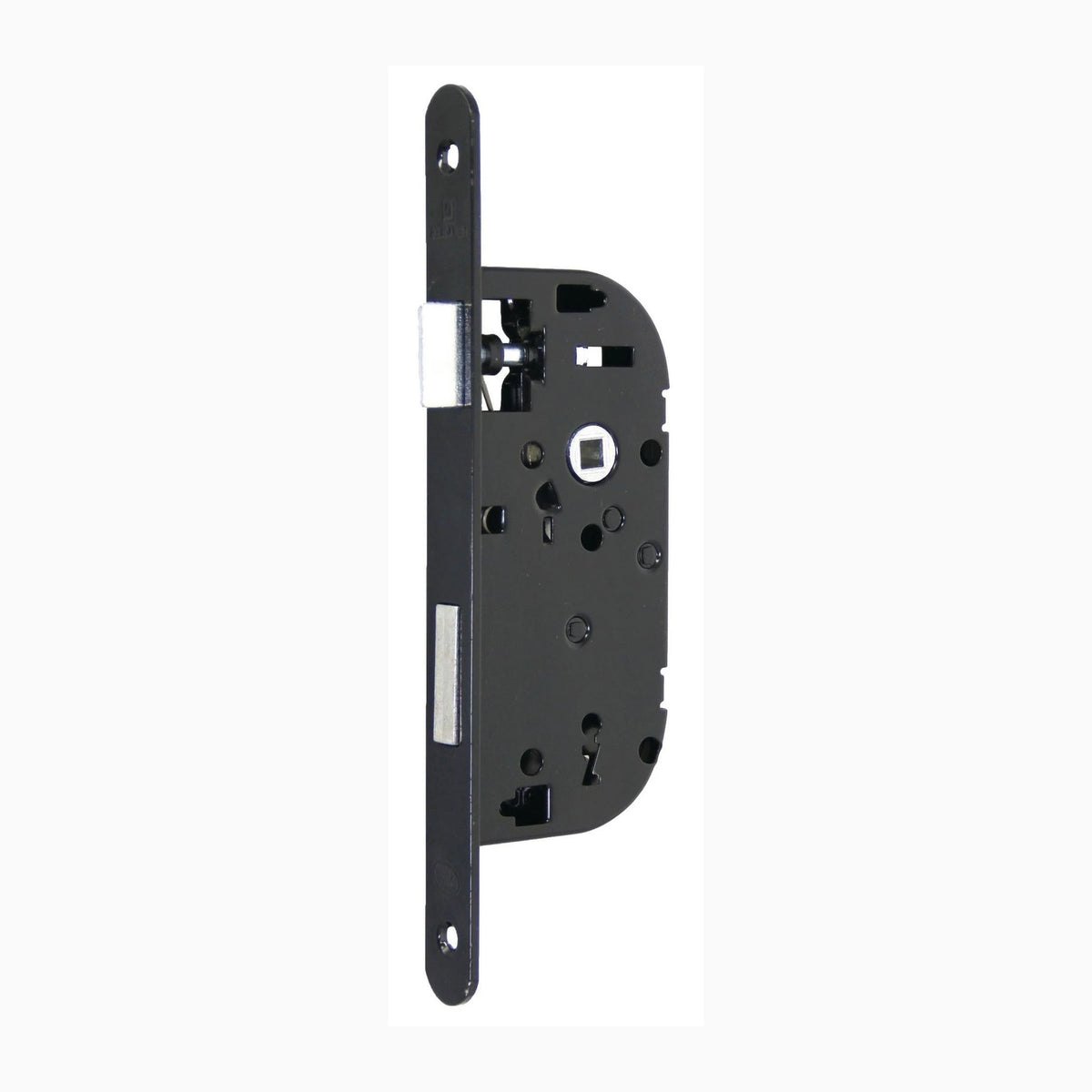 Coffre de serrure monopoint HERACLES NF axe 40 mm noir - à clé (fonction longue) (2 clés)