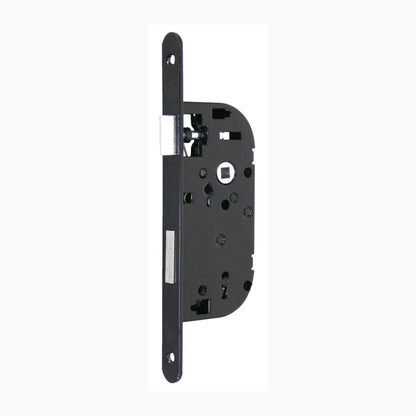 Coffre de serrure monopoint HERACLES NF axe 40 mm noir - à clé (fonction longue) (2 clés)