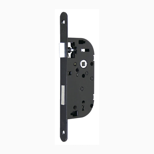 Coffre de serrure monopoint HERACLES NF axe 40 mm noir - à clé (fonction longue) (2 clés)