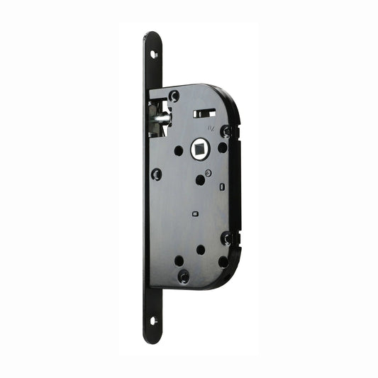 Coffre de serrure monopoint HERACLES NF axe 50 mm noir - bec-de-cane