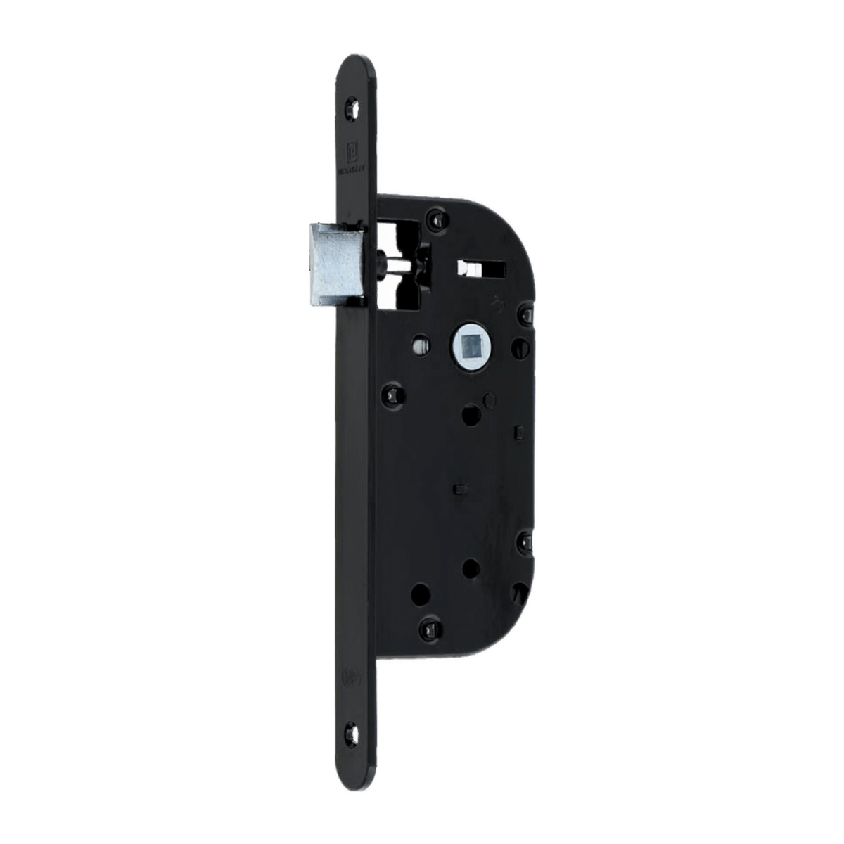 Coffre de serrure monopoint HERACLES NF axe 50 mm noir - bec-de-cane