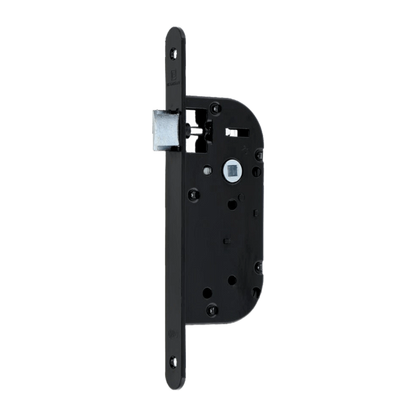 Coffre de serrure monopoint HERACLES NF axe 50 mm noir - bec-de-cane