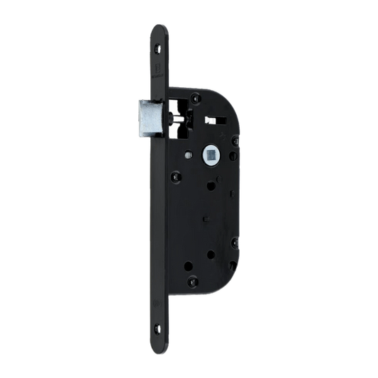 Coffre de serrure monopoint HERACLES NF axe 50 mm noir - bec-de-cane