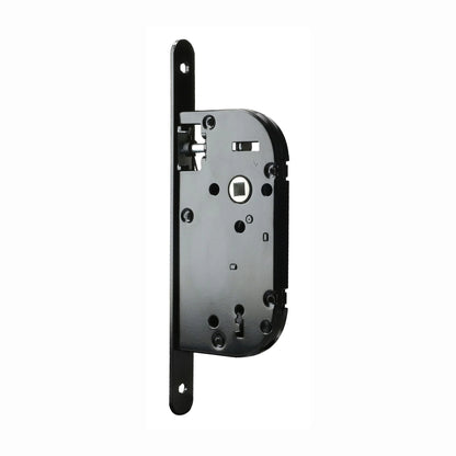 Coffre de serrure monopoint HERACLES NF axe 50 mm noir - à clé (fonction longue) (2 clés)