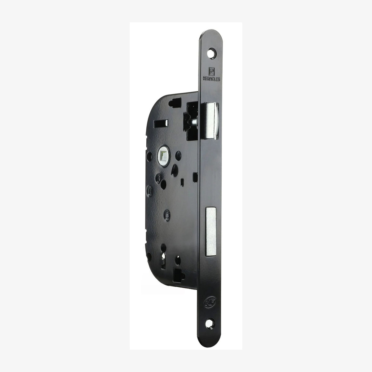 Coffre de serrure monopoint HERACLES NF axe 50 mm noir - à clé (fonction longue) (2 clés)