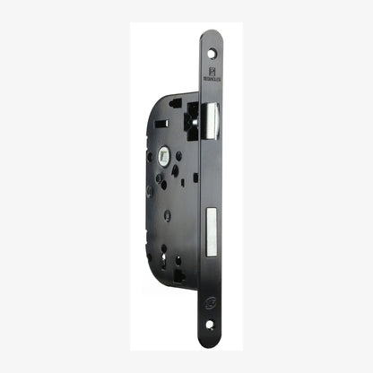 Coffre de serrure monopoint HERACLES NF axe 50 mm noir - à clé (fonction longue) (2 clés)