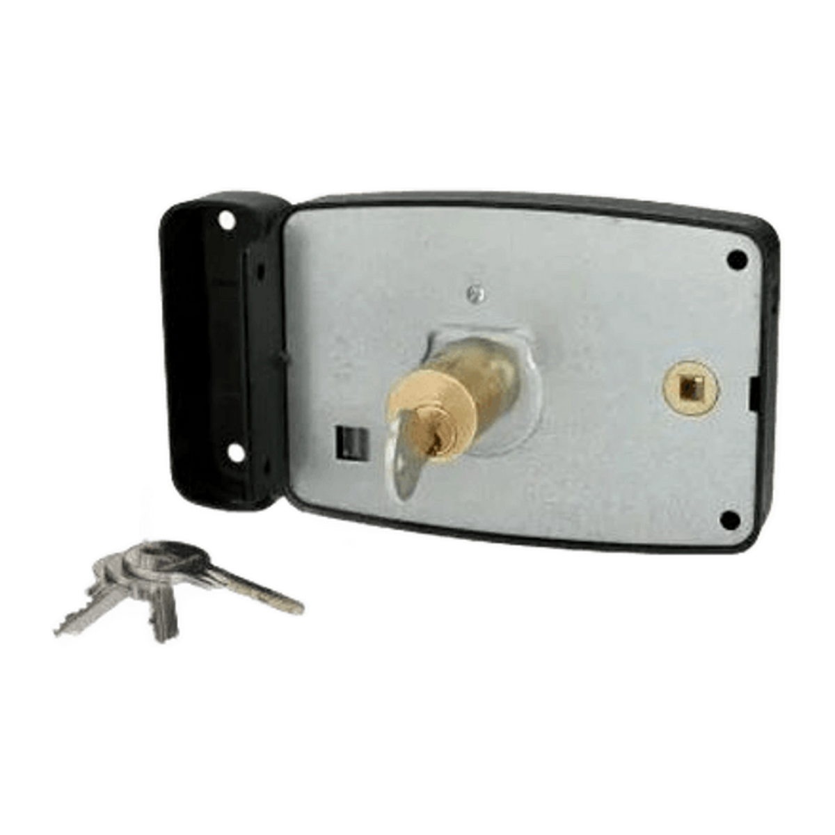 Serrure tubulaire ERCY HERACLES 5G 50mm à larder feuillure - droite - 4 clés