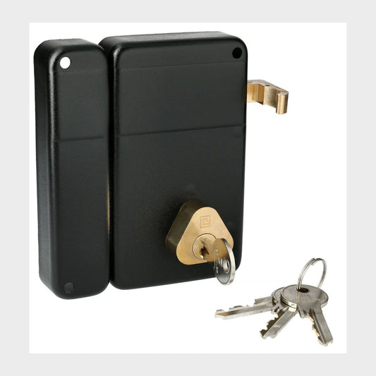 Serrure tubulaire ERCY HERACLES 5G 50mm verticale à larder - gauche - 4 clés